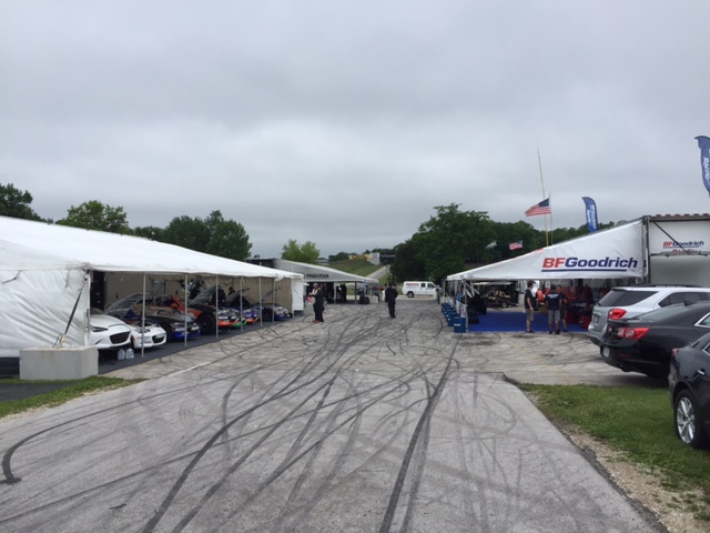 The Battery Tender MX-5 Cup presented by BFGoodrich paddock.