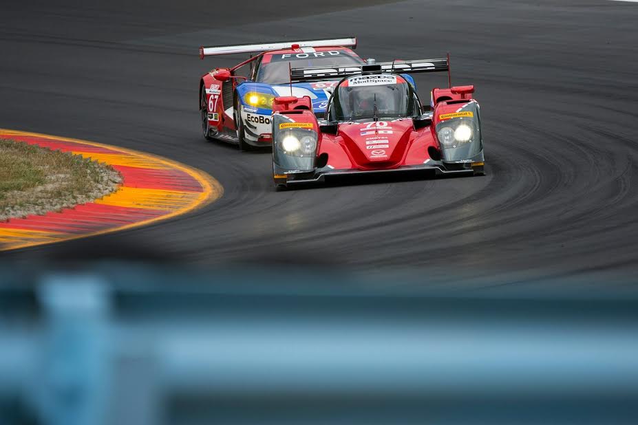 The circuit's repave was incredibly smooth and well suited for our Mazda Prototypes.