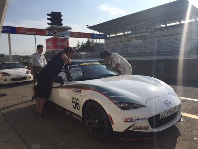 The Global MX-5s make their maiden voyage around the Tsukuba Circuit!