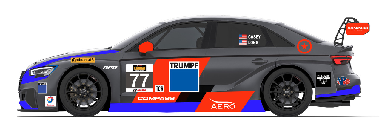 A rendering of our livery for the 2018 season.