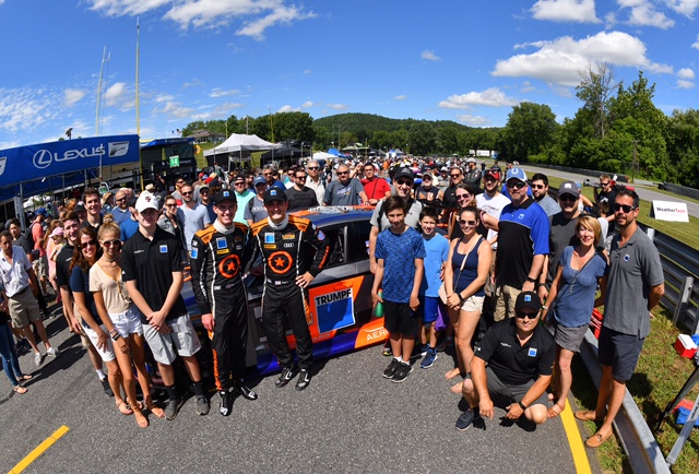 Over 100 TRUMPF guests came out for the race since the company's US headquarters is less than an hour away in Connecticut.