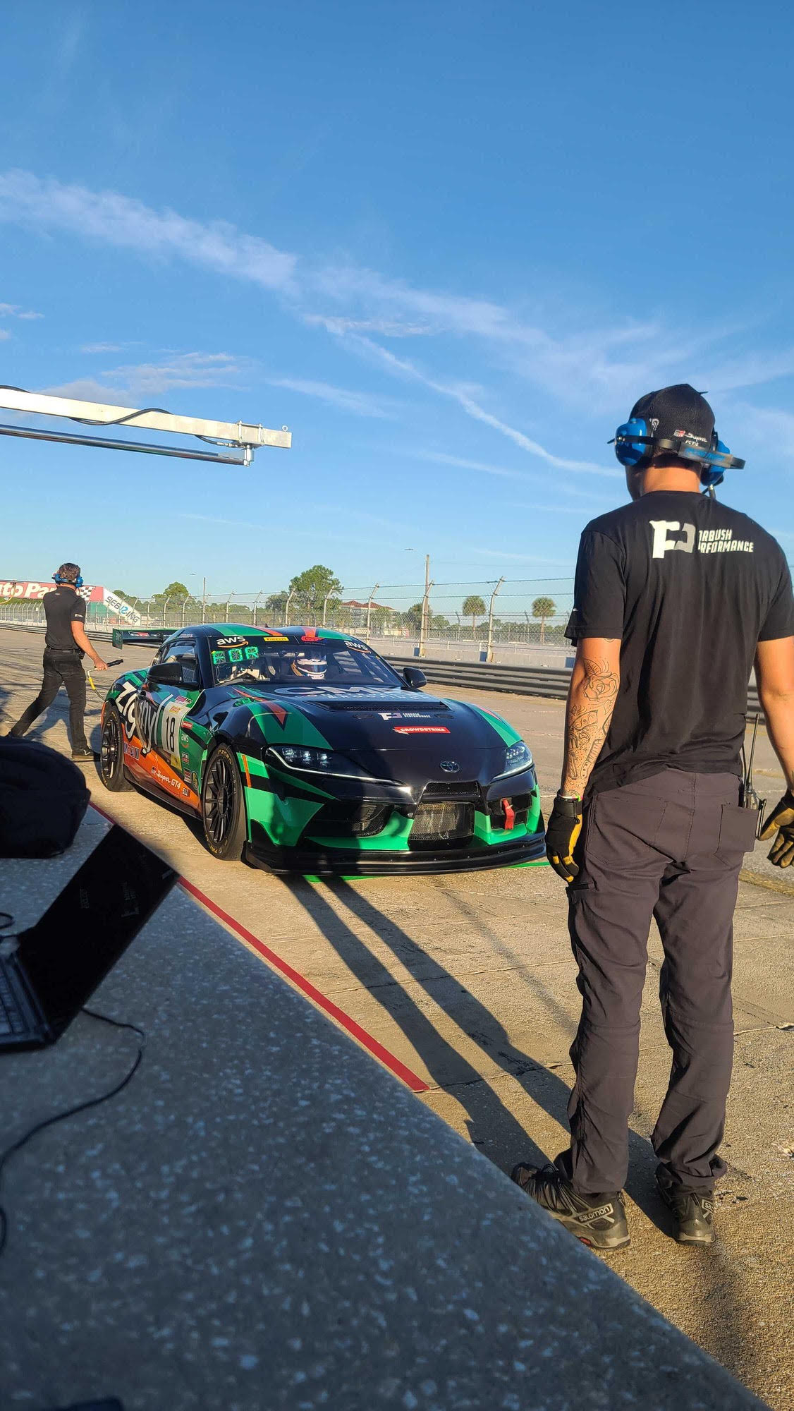 It was a productive day of testing leading into the event, which started the team off on the right foot.