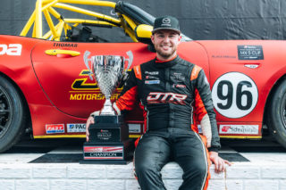 Jared Thomas, 2022 Mazda MX-5 Cup Champion and winner of $250,000!