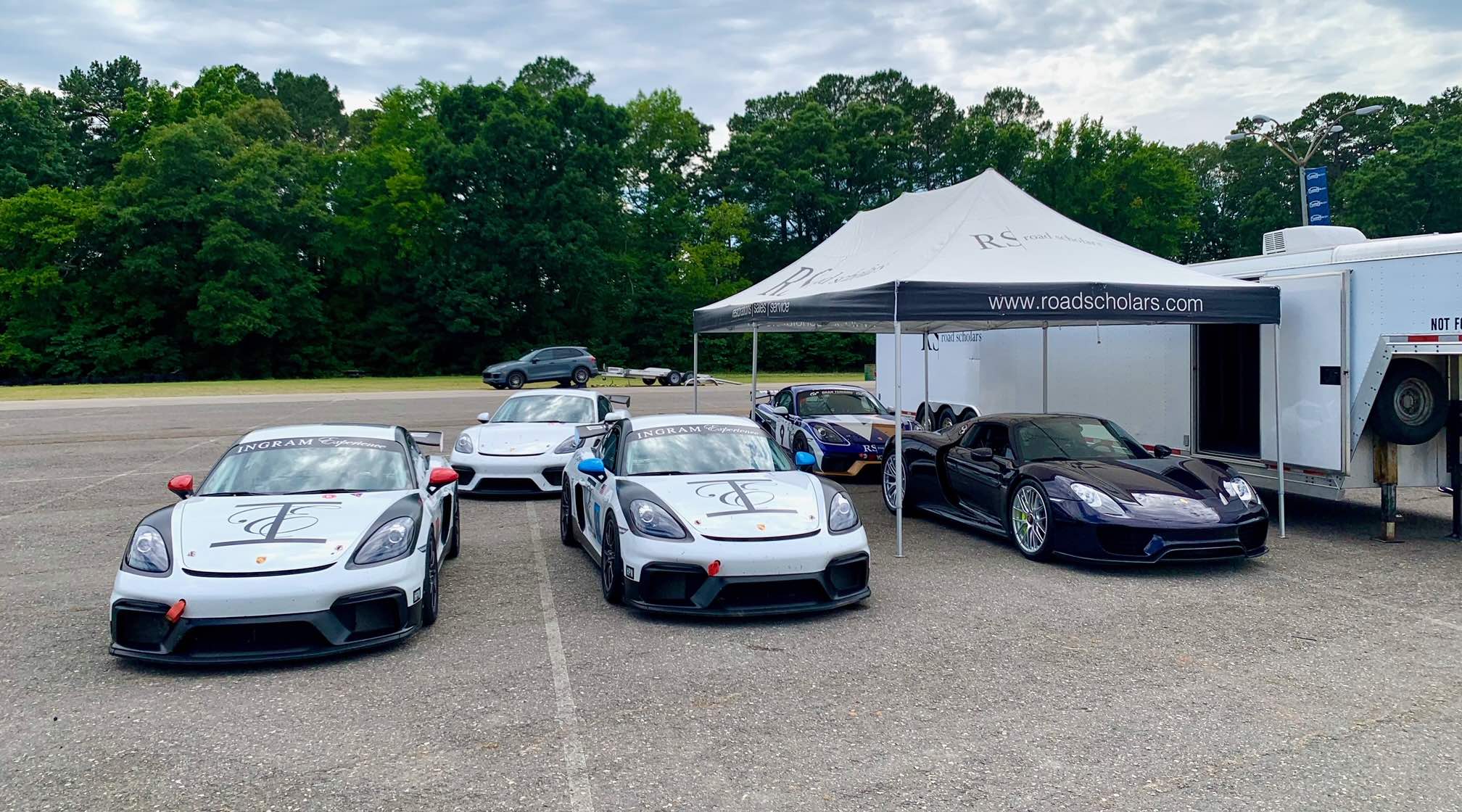 The Ingram Experience GT4 Clubsport fleet, with an extra hidden gem.