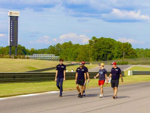 We started the event off with a trackwalk to discuss all the finer points of the circuit since this venue was a first for many drivers.