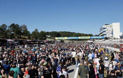 The crowds at Petit LeMans never disappoint.